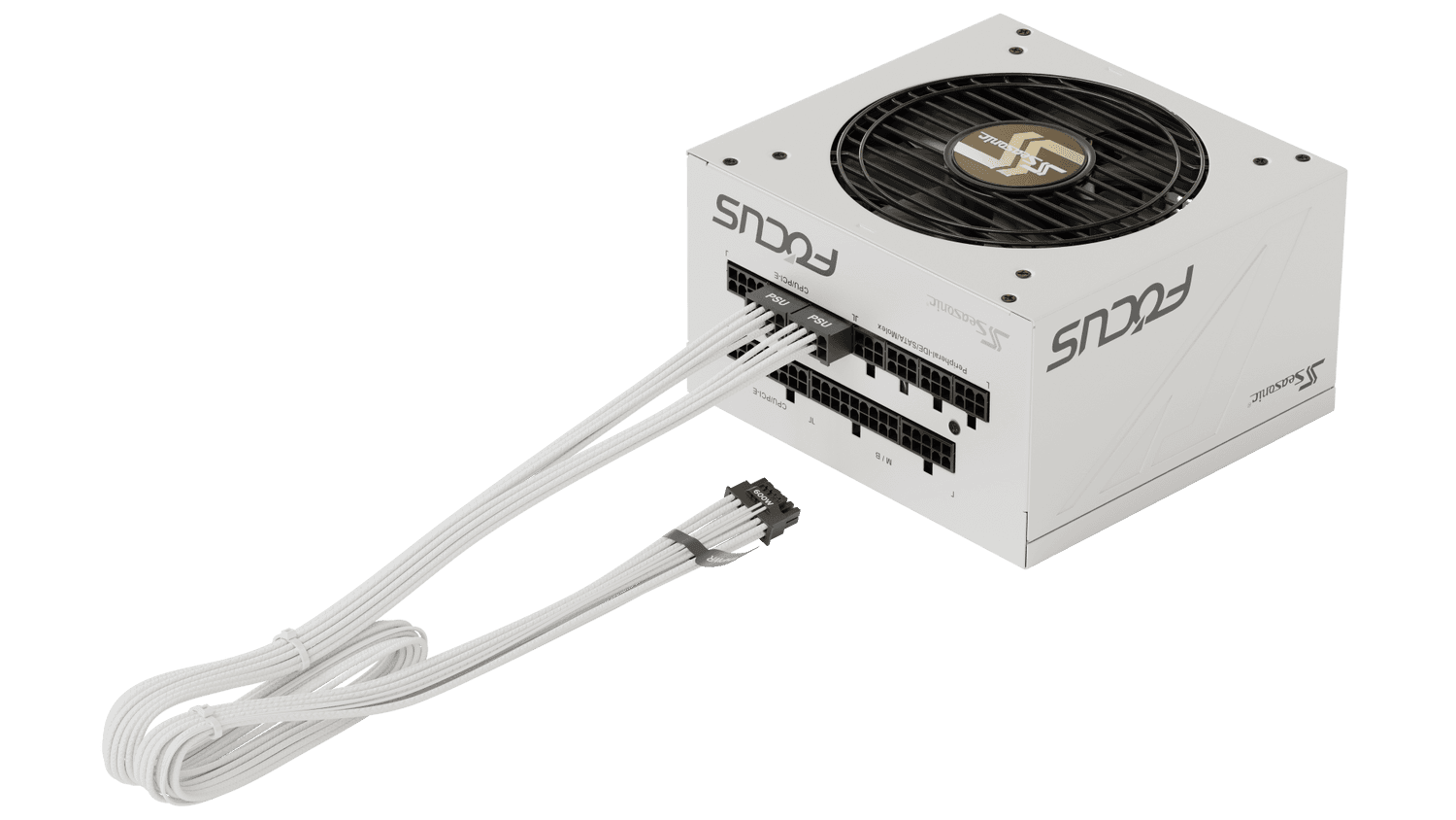 Seasonic SS2X8P-12VHPWR-600 / white "SS2X8P-12VHPWR-600 / white" — miniatură