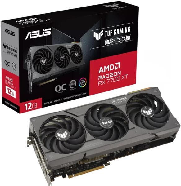 PLACI VIDEO Asus Asus Radeon TUF RX 7700 XT OC 12GB,"TUF-RX7700XT-O12G-GAMING"