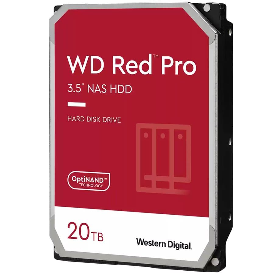 HDD WD WD Red Pro 20TB 6Gb/s SATA 512MB Cache Internal 3.5inch NAS HDD bulk,"WD201KFGX"