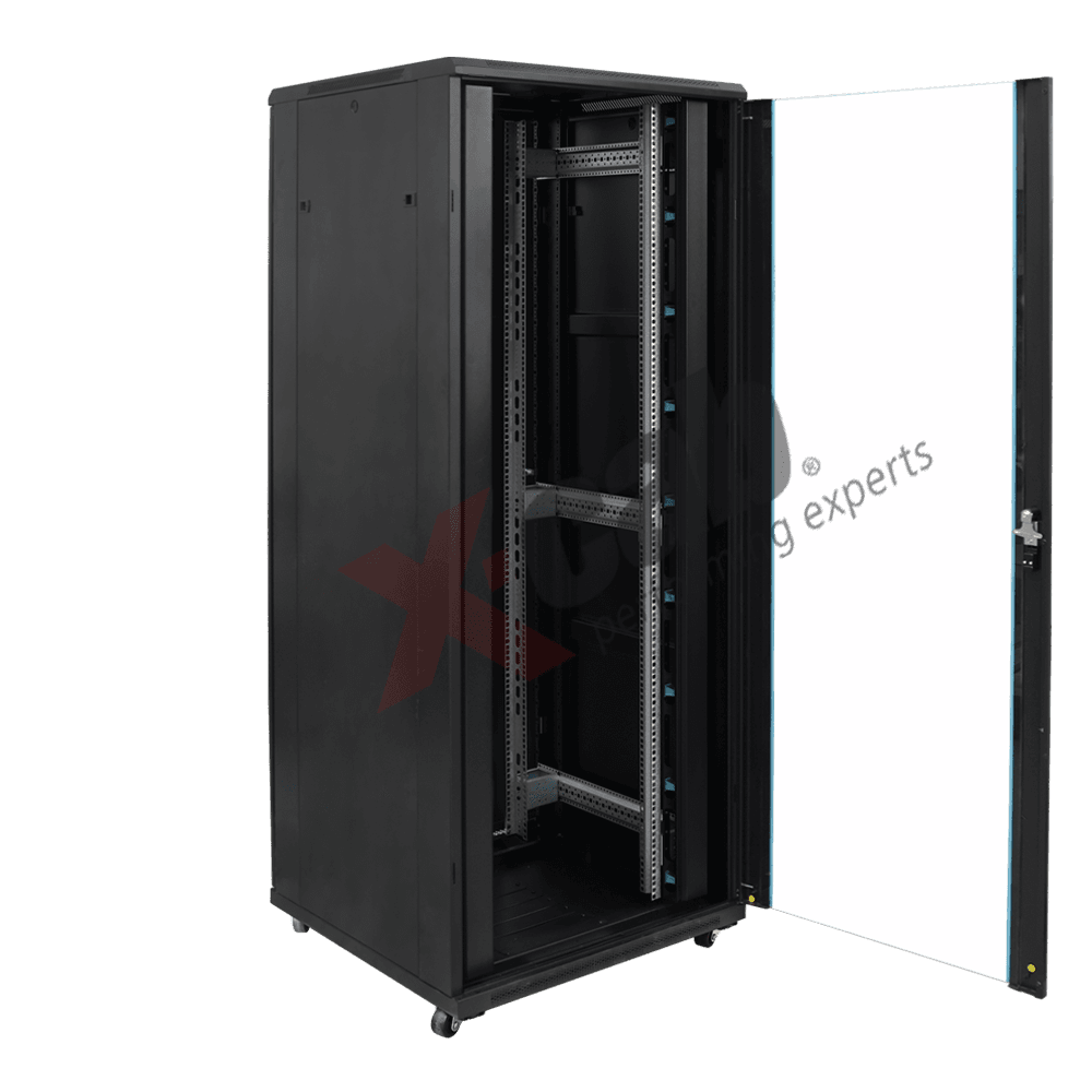 Cabinet metalic de podea 19", tip rack stand alone, 42U 800x1000 mm, Xcab S "Xcab-42U80100S" — miniatură
