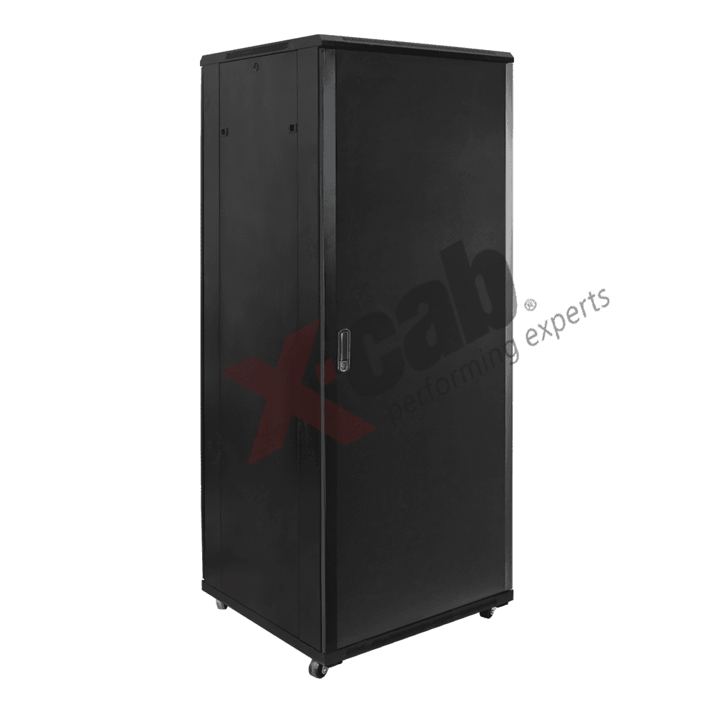 Cabinet metalic de podea 19", tip rack stand alone, 42U 800x1000 mm, Xcab S "Xcab-42U80100S" — miniatură