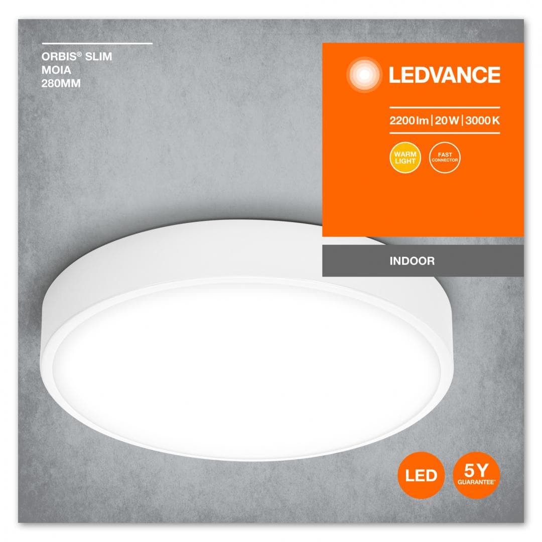ORBIS SLIM MOIA 280MM 20W 830 WT LEDV "000004099854092428"