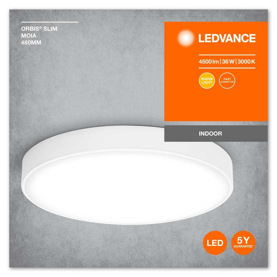 ORBIS SLIM MOIA 480MM 36W 830 WT LEDV "000004099854092466"