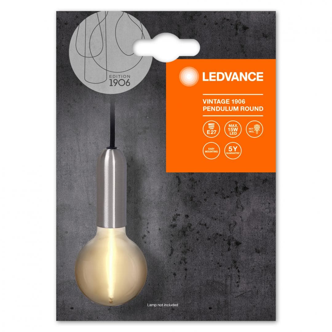 CORPURI de ILUMINAT Osram 1906 PENDULUM ROUND E27 CH LEDV "000004099854092602"