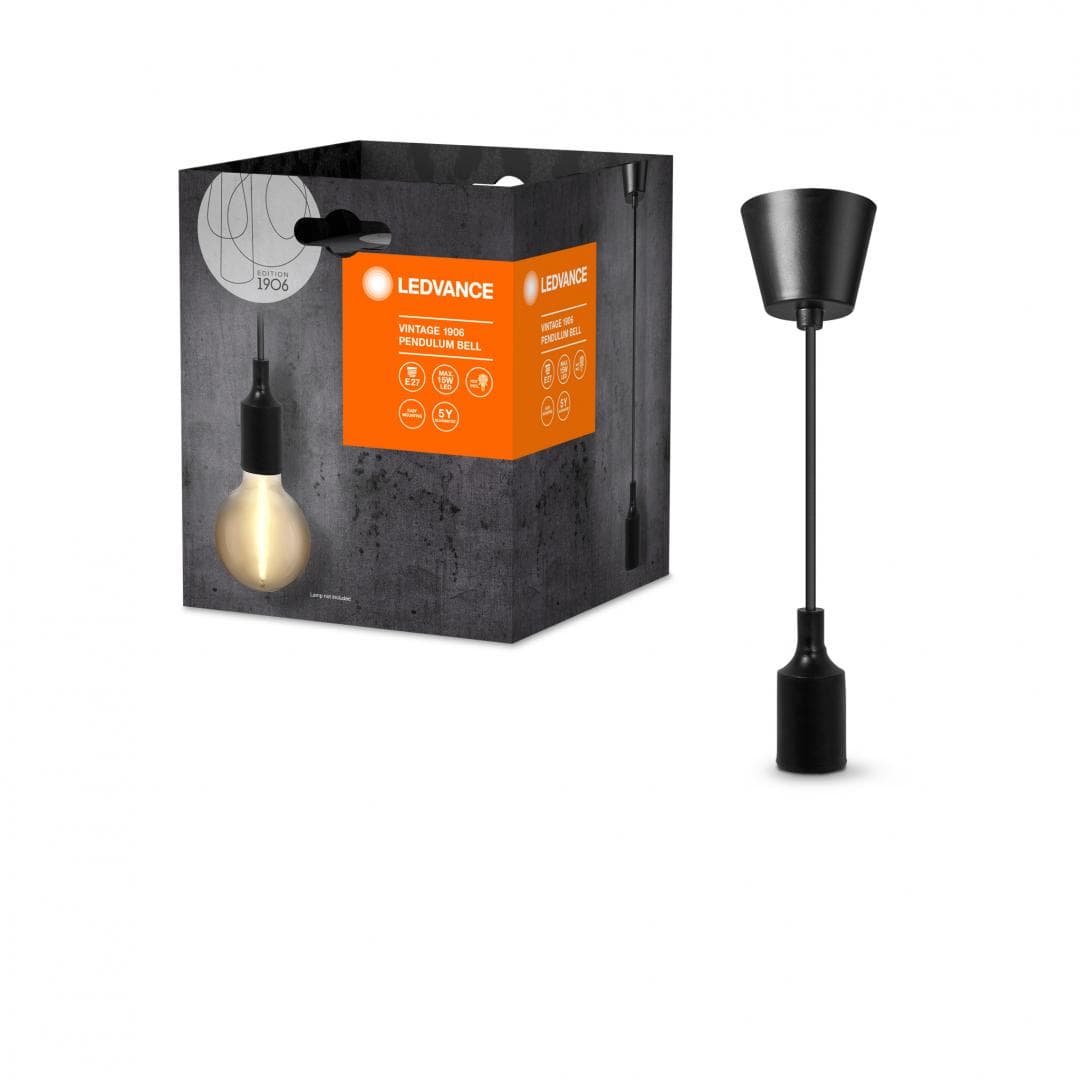 CORPURI de ILUMINAT Osram 1906 PENDULUM BELL E27 BK LEDV "000004099854092664" — miniatură