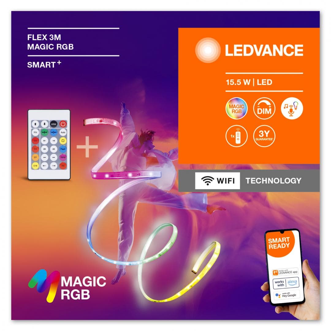 SMART WIFI FLEX 3M MGC RGB RC LEDV "000004099854095115"