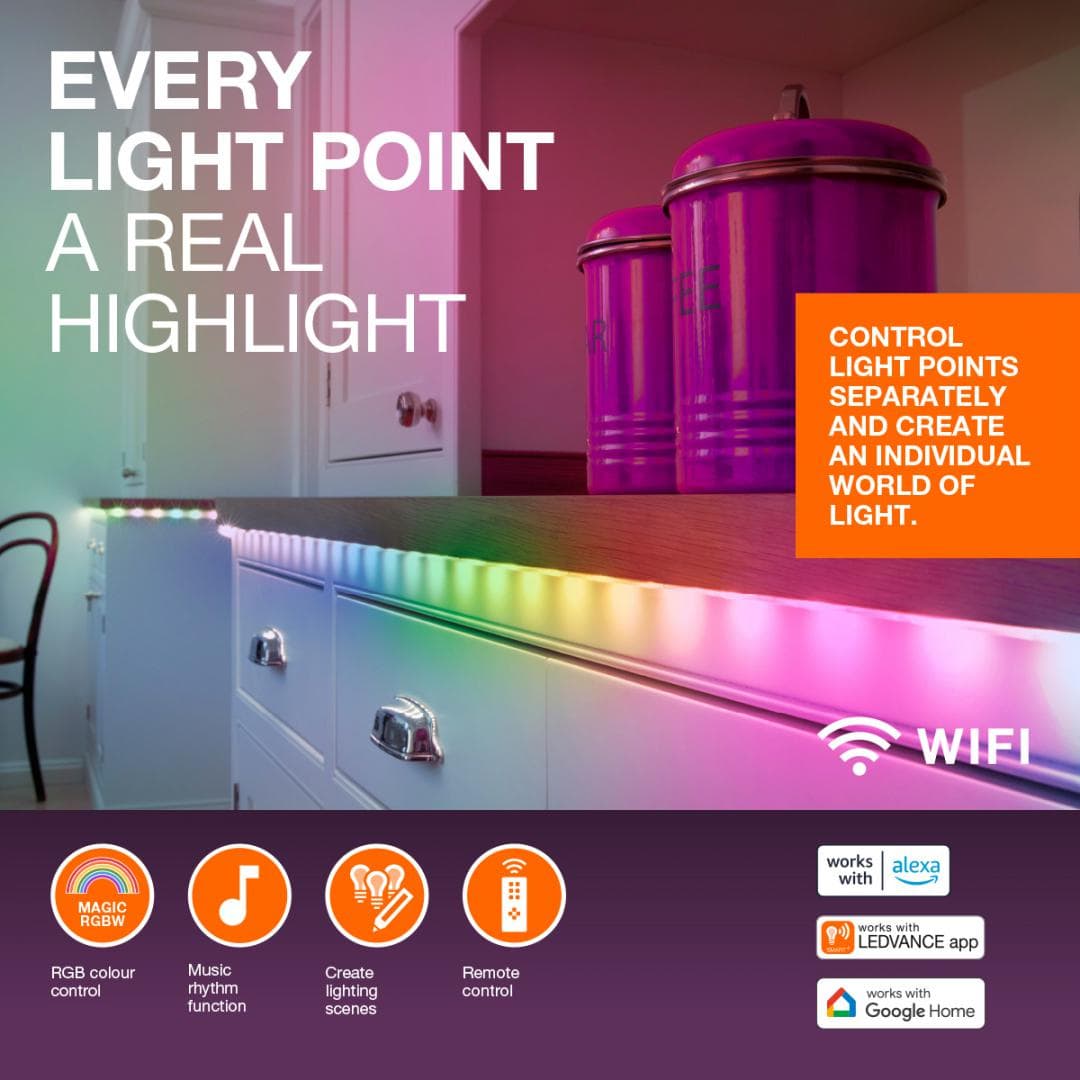 SMART WIFI FLEX 3M MGC RGB RC LEDV "000004099854095115" — miniatură
