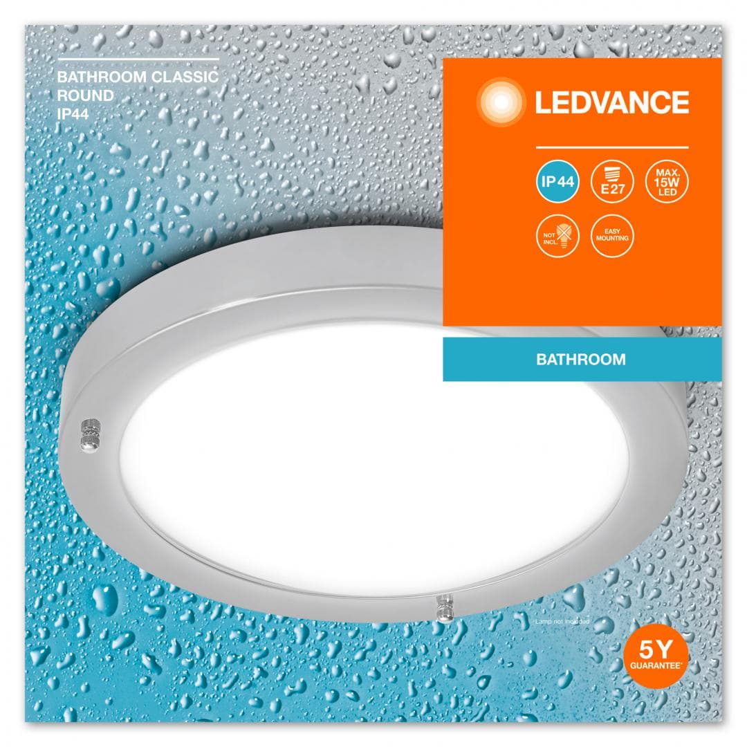 CORPURI de ILUMINAT Osram BATH CLASSIC ROUND 31CM IP44 E27 CHLEDV "000004099854103353"
