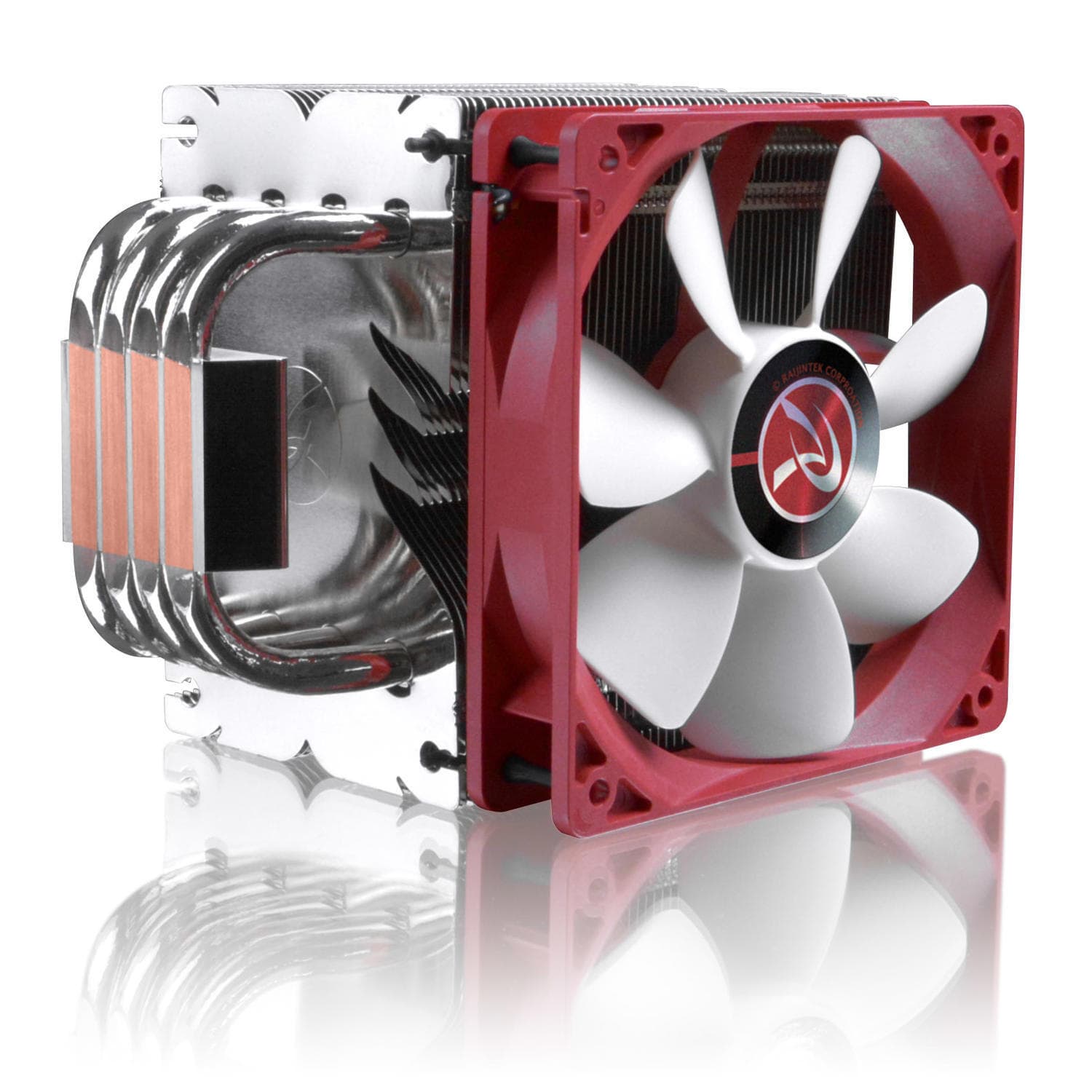 Cooler Raijintek "THEMIS Evo", skt. universal, racire cu aer, ventilator 120 mm, 1500 rpm, inaltime cooler 122mm, 4 heatpipe, "0P105245" — miniatură