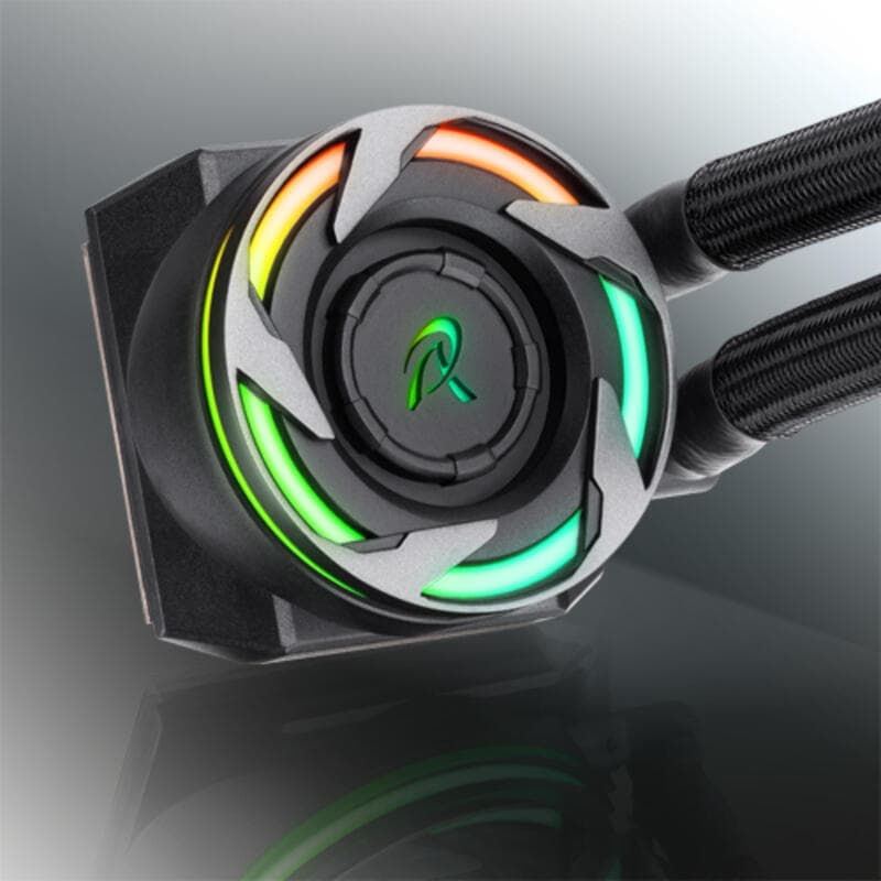 Cooler Raijintek "EOS 360 RBW", skt universal, racire cu lichid, ventilator 120 mm x 3, 1800 rpm, "0R10B00181" — miniatură