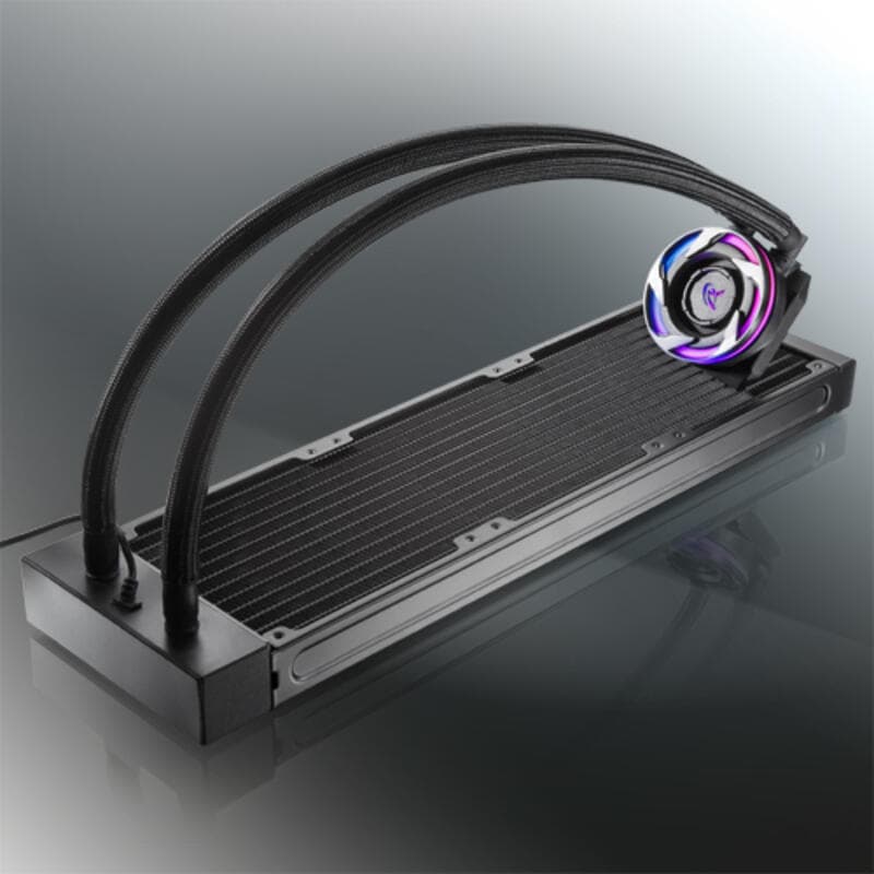 Cooler Raijintek "EOS 360 RBW", skt universal, racire cu lichid, ventilator 120 mm x 3, 1800 rpm, "0R10B00181" — miniatură