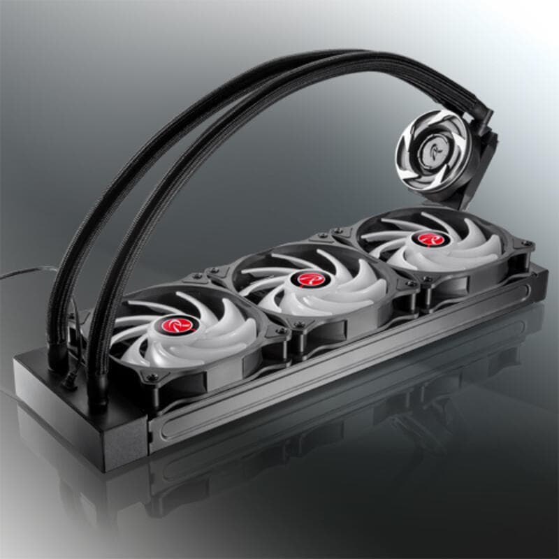 Cooler Raijintek "EOS 360 RBW", skt universal, racire cu lichid, ventilator 120 mm x 3, 1800 rpm, "0R10B00181" — miniatură