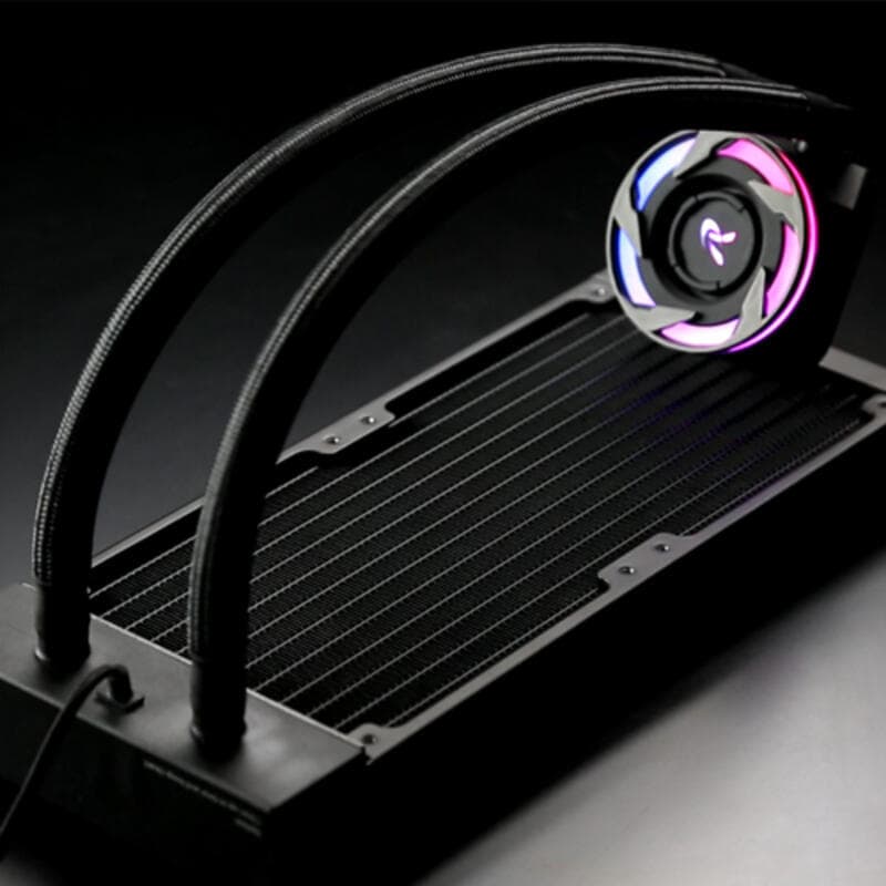 Cooler Raijintek "EOS 360 RBW", skt universal, racire cu lichid, ventilator 120 mm x 3, 1800 rpm, "0R10B00181" — miniatură