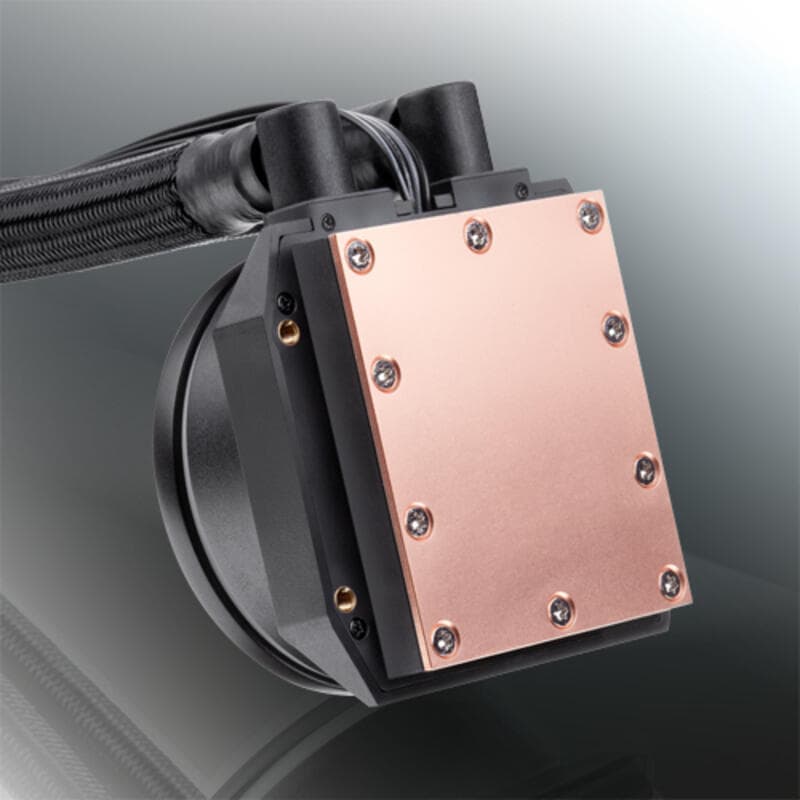 Cooler Raijintek "EOS 360 RBW", skt universal, racire cu lichid, ventilator 120 mm x 3, 1800 rpm, "0R10B00181" — miniatură