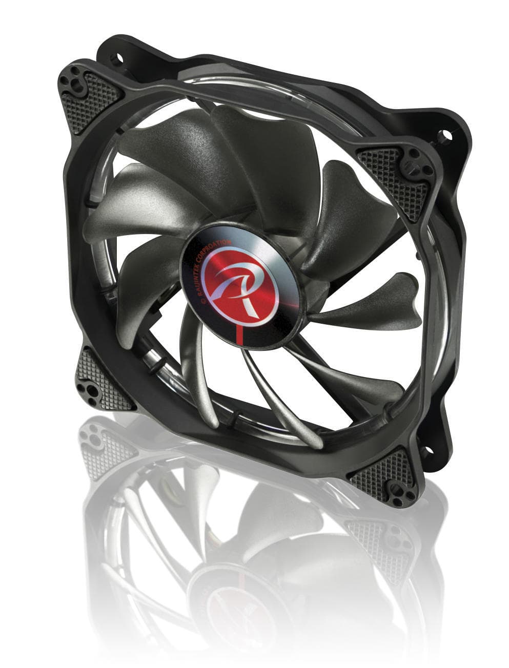 SET 2 ventilatoare Raijintek, 140 mm 1000 rpm, LED RGB, conector 4 pin, "0R400051" — miniatură