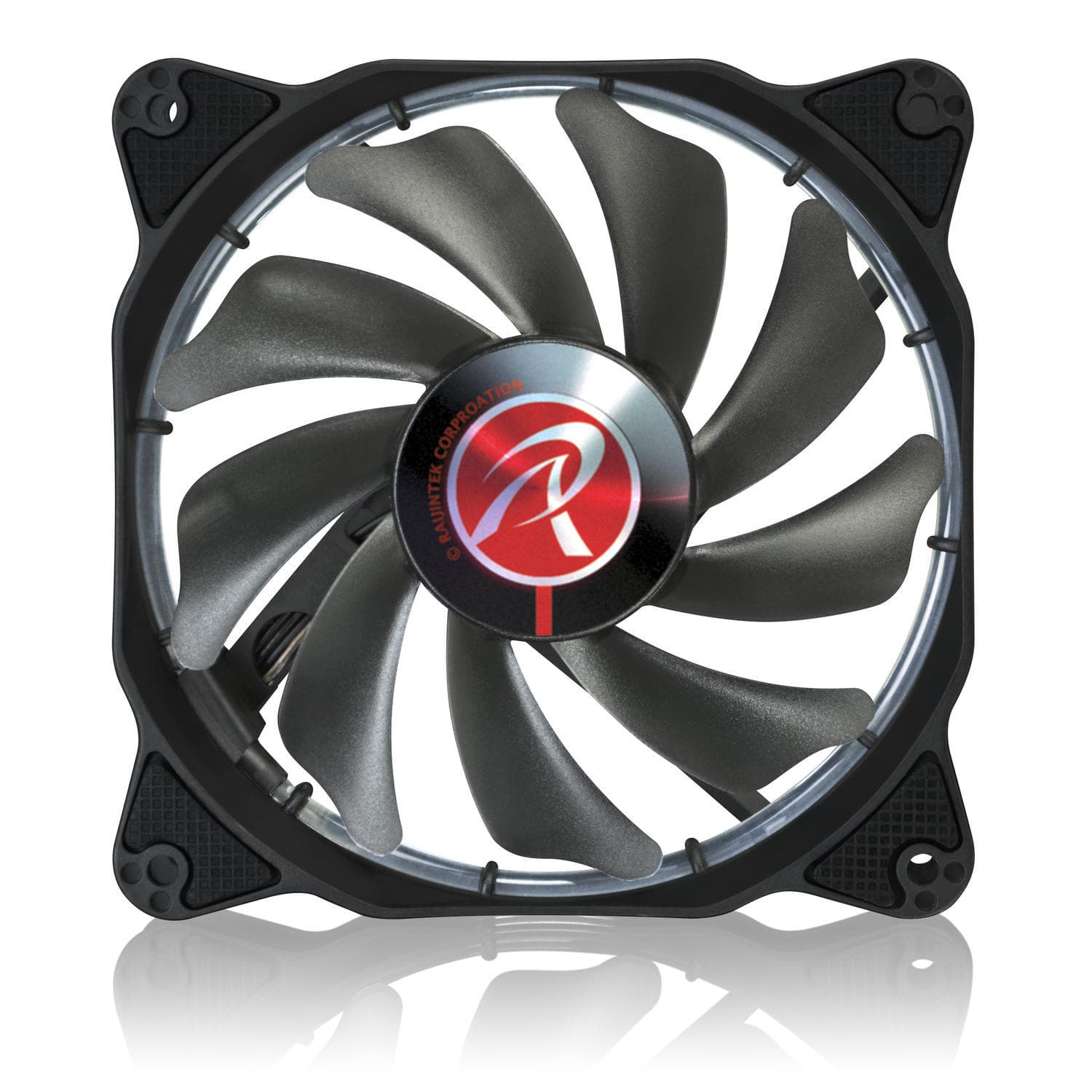 SET 2 ventilatoare Raijintek, 140 mm 1000 rpm, LED RGB, conector 4 pin, "0R400051" — miniatură