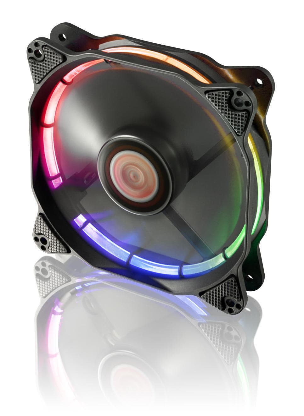 SET 2 ventilatoare Raijintek, 140 mm 1000 rpm, LED RGB, conector 4 pin, "0R400051" — miniatură
