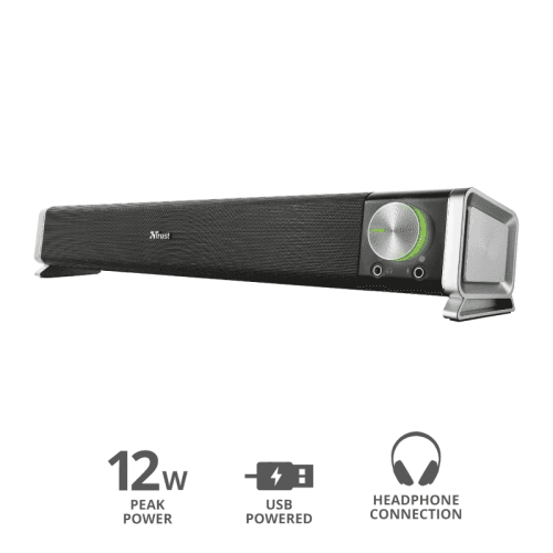 BOXE PC Trust ASTO SOUND BAR USB PC SPEAKER 6W RMS "21046"