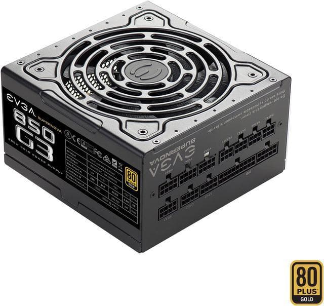 SURSE EVGA PSU SuperNOVA 550 Ga 80+GOLD FullMo "220-GA-0550-X3" — miniatură