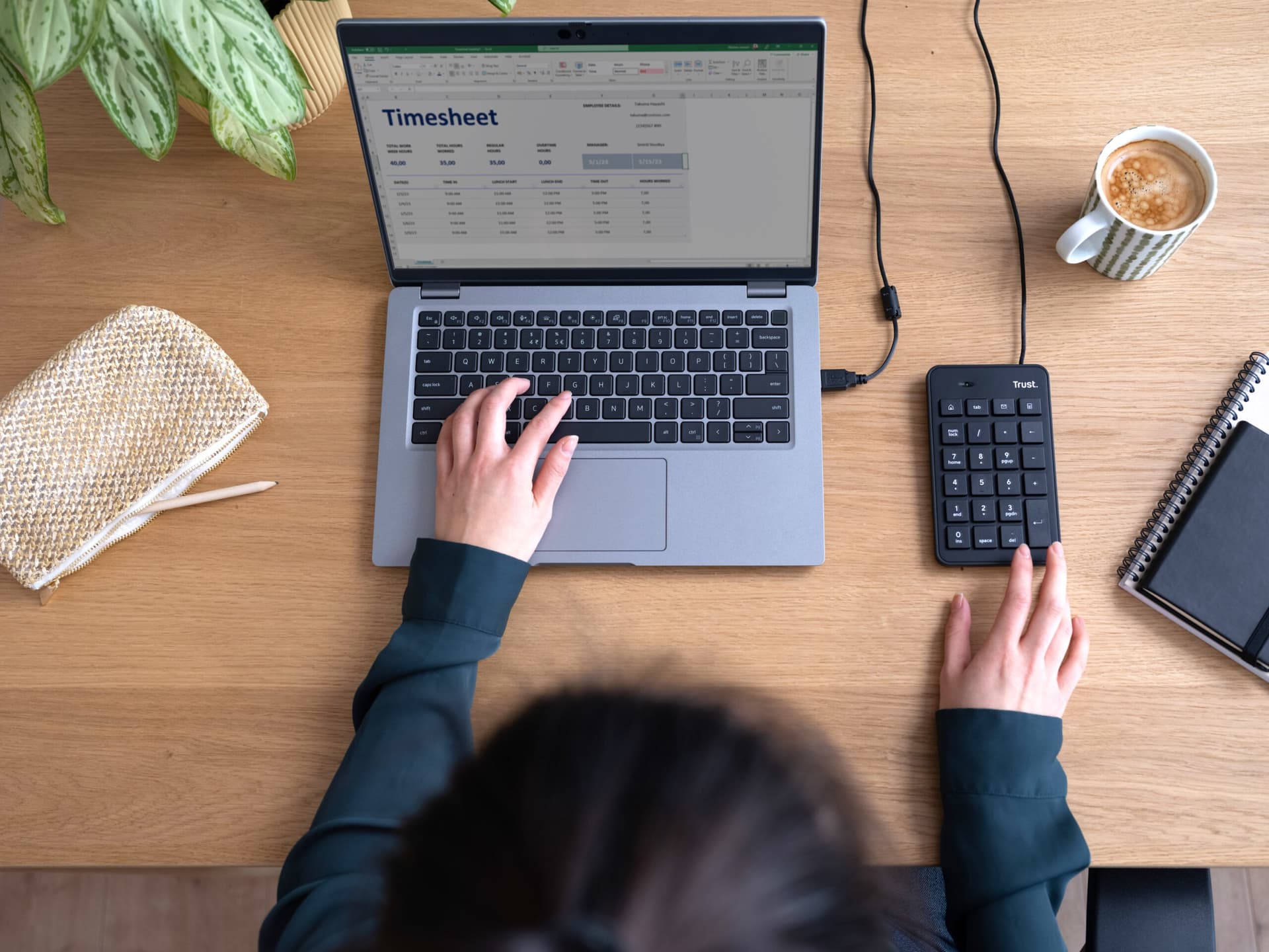 TASTATURI NUMERICE (Key Pad) Trust Xalas USB Numeric Keypad "22221" — miniatură
