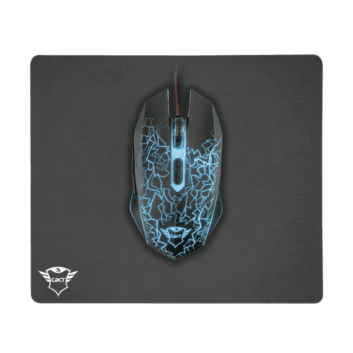 MOUSE Trust GAMING MOUSE & MOUSE PAD GXT 783 IZZA "22736"