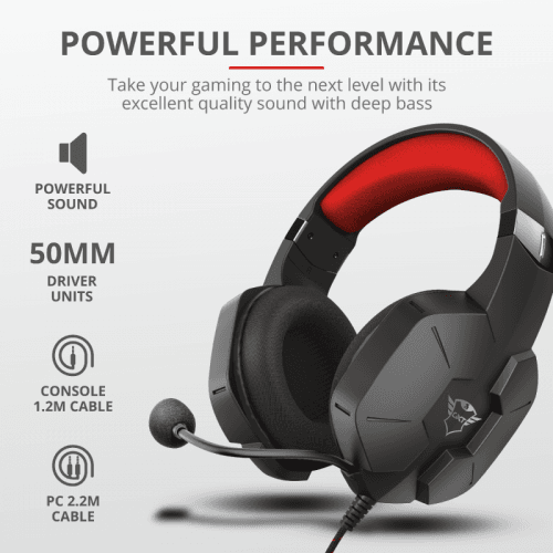 CASTI Trust - gaming GXT 323 Carus Gaming Headset "23652"