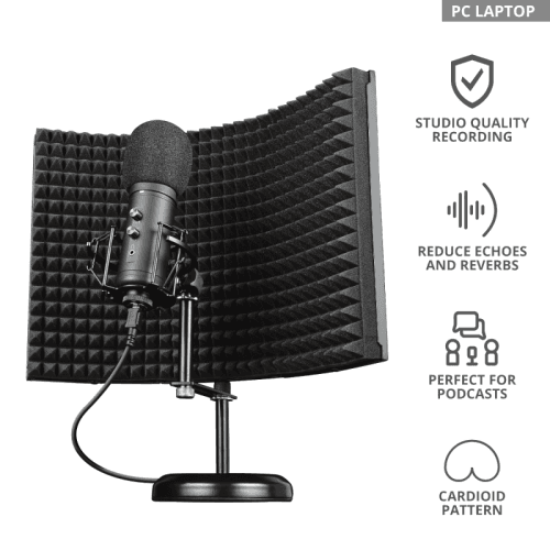 MICROFON Trust GXT 259 Rudox Studio Microphone with reflection filter "23874"