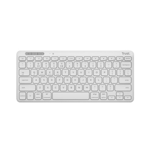 TASTATURI Trust LYRA Compact Wireless and rechargeable Keyboard White US "25097"