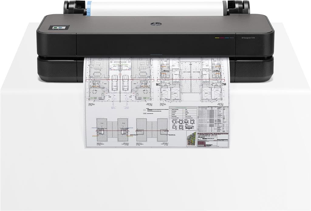 Plotter inkjet Color HP DesignJet T250, A1, Functii: Impr., Viteza de Printare Monocrom:, Viteza de printare color: 76/h, Conectivitate:USB|Retea|WiFi, Duplex:, ADF:Nu "5HB06A"