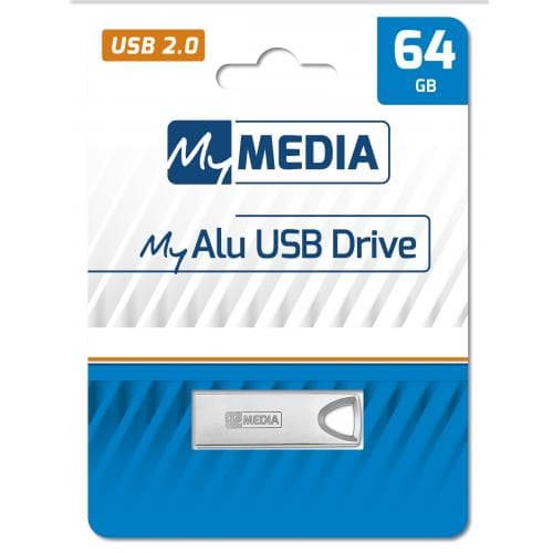 My Media Alu USB 2.0 Drive 64GB "69274"