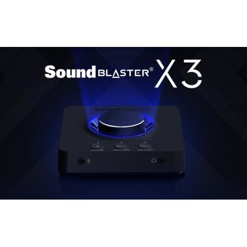 CREATIVE Sound Blaster X-3 Hi-Res 7.1 External Super X-Fi Amp "70SB181000000"