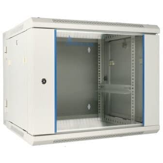 EXTRALINK 12U 600X600 AZH wall-mounted rackmount cabinet swing type gray "EX.12912" — miniatură