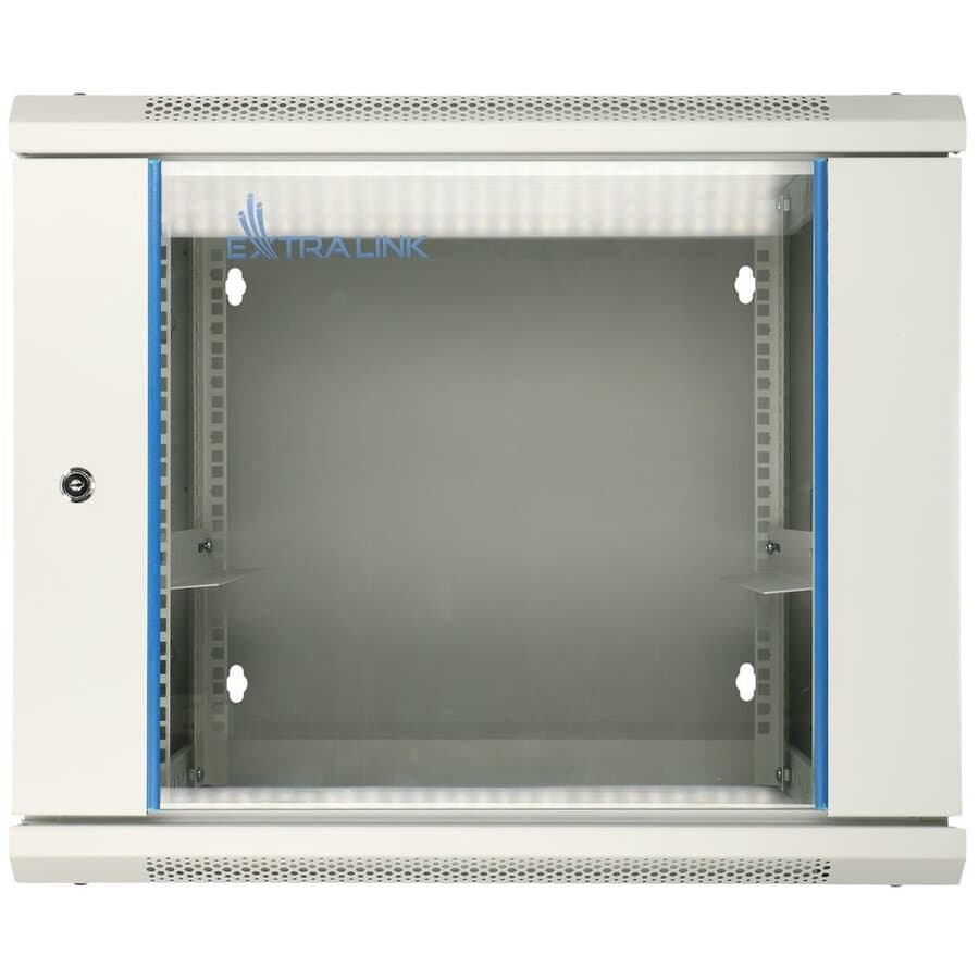 EXTRALINK 12U 600X600 AZH wall-mounted rackmount cabinet swing type gray "EX.12912"