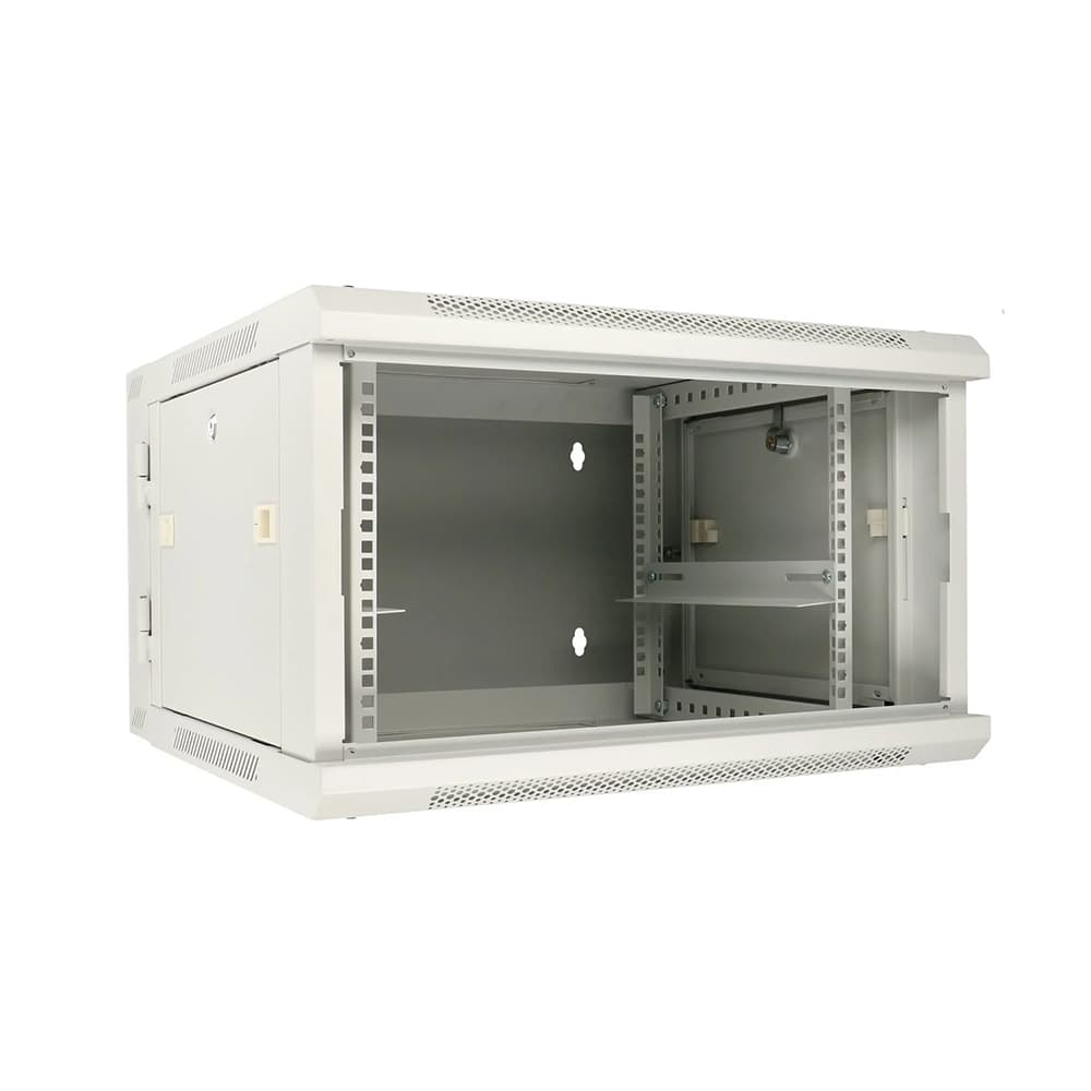 EXTRALINK 6U 600X600 AZH wall-mounted rackmount cabinet swing type gray "EX.12936" — miniatură