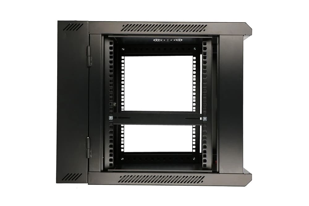 CABINETE Extralink EXTRALINK 9U 600X600 AZH wall-mounted rackmount cabinet swing type black,"EX.12943" — miniatură