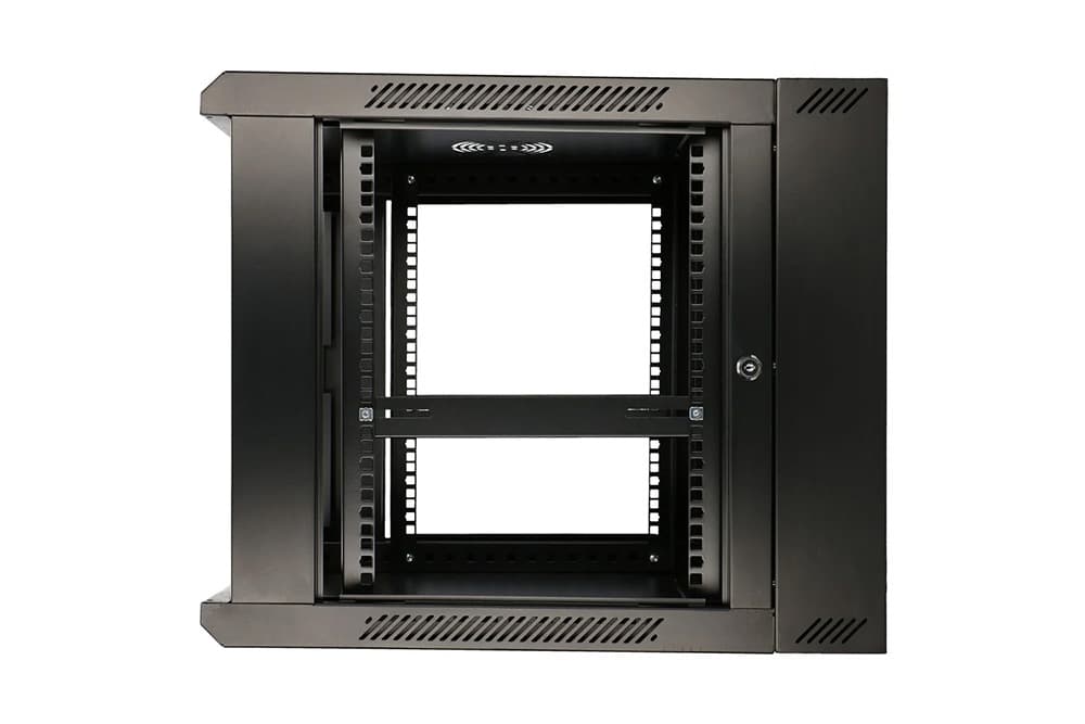 CABINETE Extralink EXTRALINK 9U 600X600 AZH wall-mounted rackmount cabinet swing type black,"EX.12943" — miniatură