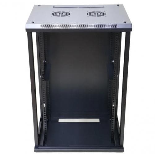 EXTRALINK 15U 600X450 wall-mounted rackmount cabinet black "EX.14329" — miniatură