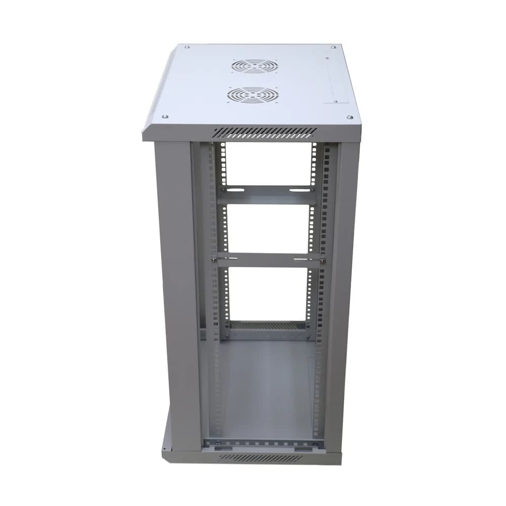 EXTRALINK 18U 600X450 wall-mounted rackmount cabinet gray "EX.14374" — miniatură