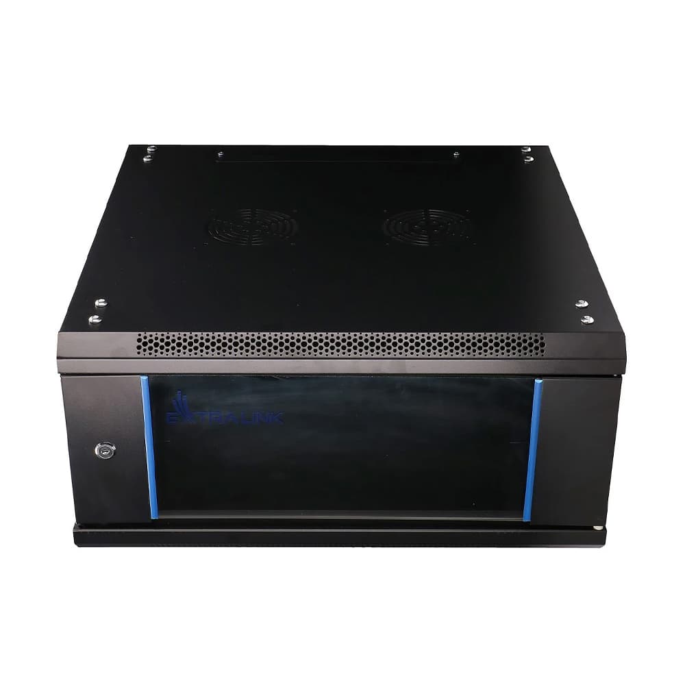 EXTRALINK 4U 600X600 wall-mounted rackmount cabinet black "EX.2893"