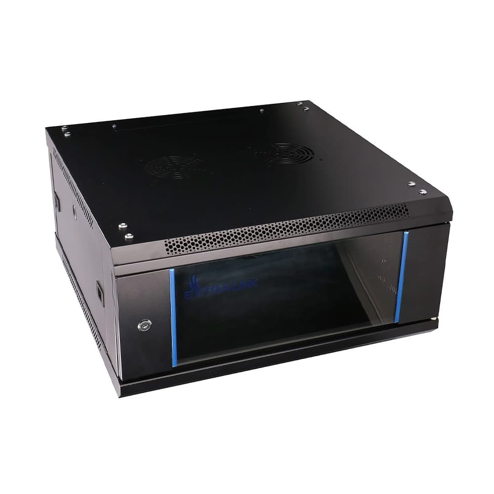EXTRALINK 4U 600X600 wall-mounted rackmount cabinet black "EX.2893" — miniatură