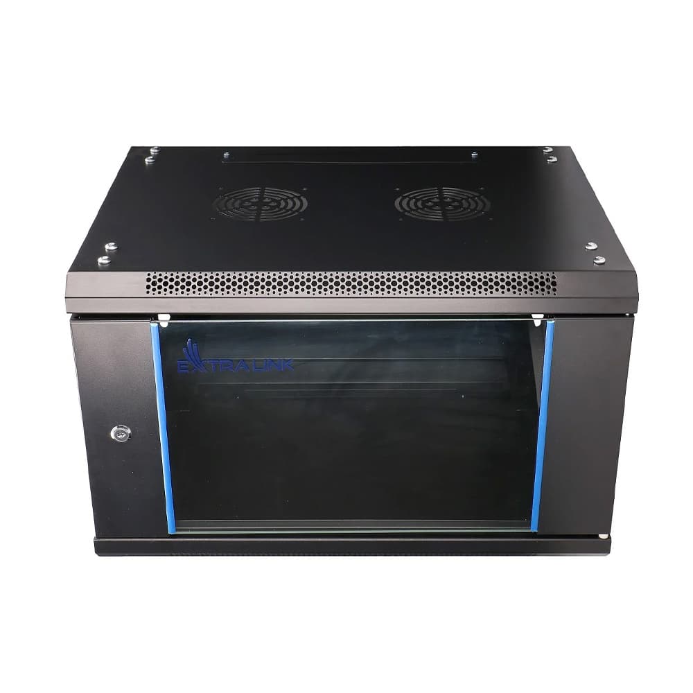 EXTRALINK 6U 600X600 wall-mounted rackmount cabinet black "EX.7232"