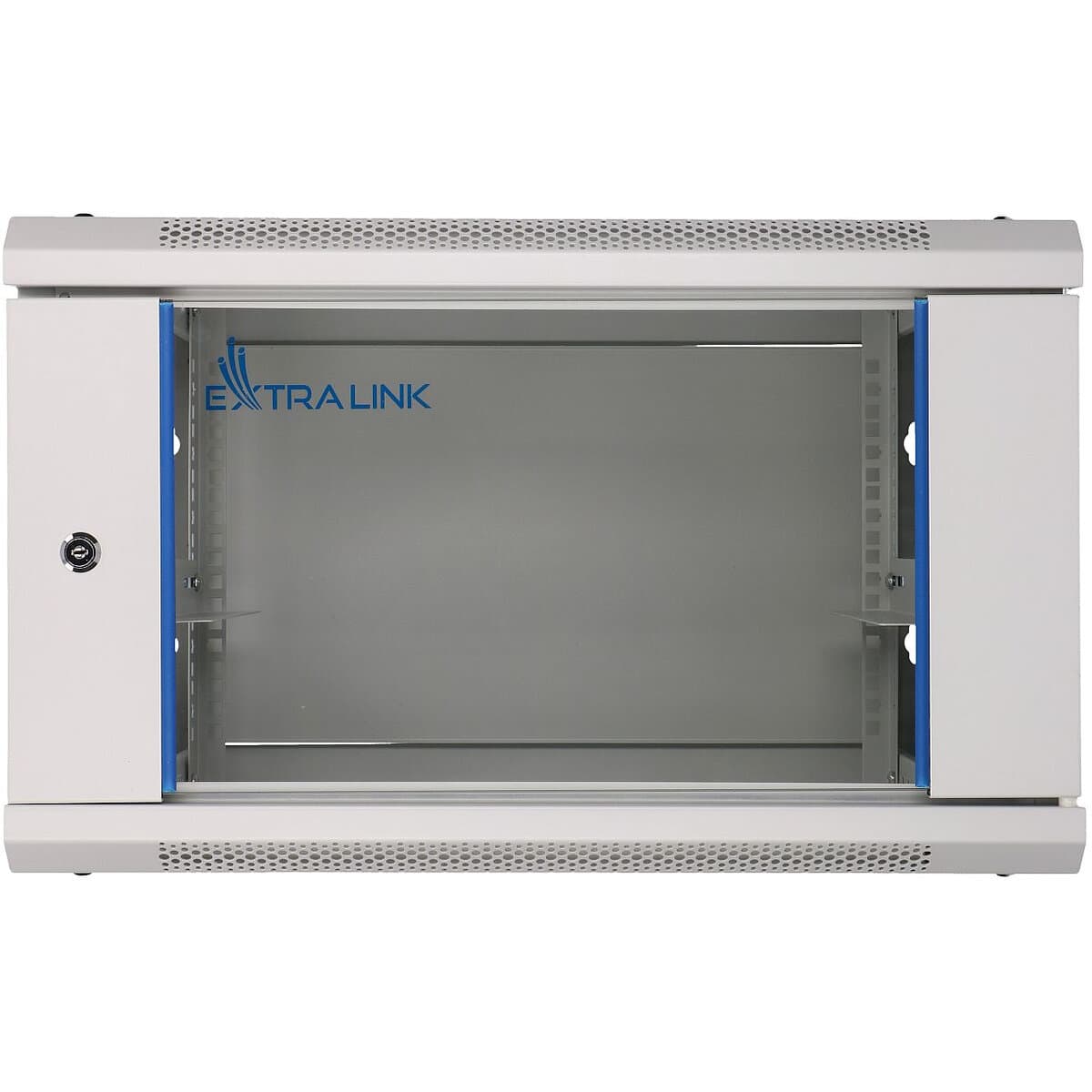 EXTRALINK 4U 600X600 wall-mounted rackmount cabinet gray "EX.8543" — miniatură
