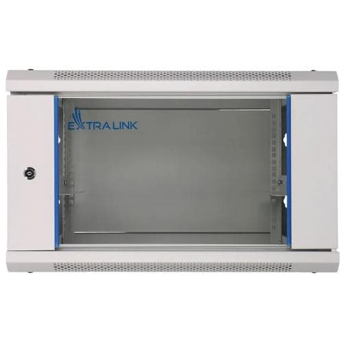 EXTRALINK 6U 600X600 wall-mounted rackmount cabinet gray "EX.8567" — miniatură