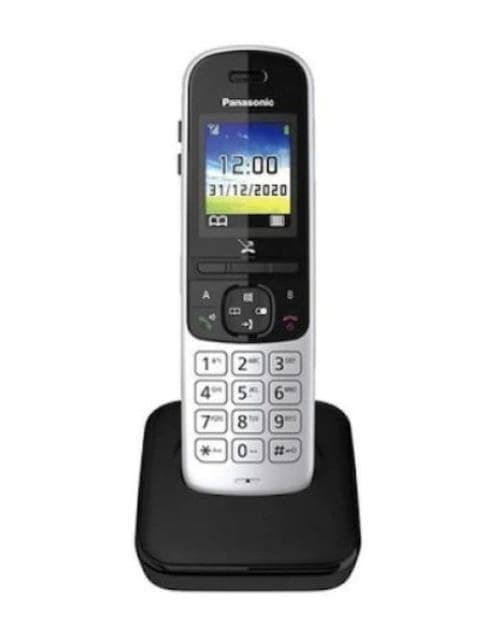 Telefon Panasonic fara fir KX-TGH720GS, DECT, ecran color de 1,8 inch, agenda telefonica 200 contacte, robot telefonic., "KX-TGH720GS"