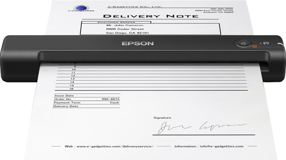 Scanner Portabil EPSON ES-50, A4, Viteza de scanare duplex: 5.5ipm, Optiuni: , Conectivitate:USB, Scanare ambele fete:, ADF:, (Timbru Verde11Lei) "B11B252401"(RAPO)