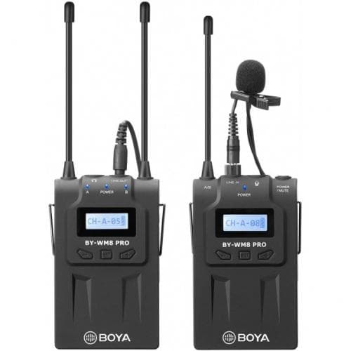 Boya PRO-K1 Linie Wireless UHF cu Lavaliera (TX+RX) "BY-WM8 Pro-K1"