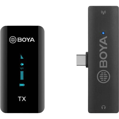 Boya Digital True-Wireless Microphone, USB Type-C Mobiles (2.4 GHz) "BY-XM6-S5"