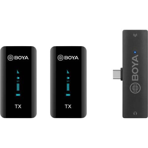 Boya Digital True-Wireless Dual Microphone, USB Type-C Mobiles (2.4 GHz) "BY-XM6-S6"