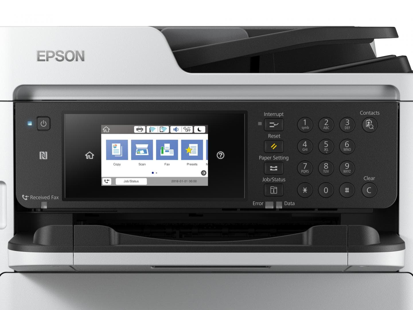 Multifunctional Inkjet Mono EPSON WF-M5799DWF A4 Functii: Impr|Scan|Cop|Fax Viteza Print Mono:34ppm Viteza Print color: Conectiv:USB|Retea|WiFi Duplex:Da ADF:ADF, "C11CG04401" — miniatură
