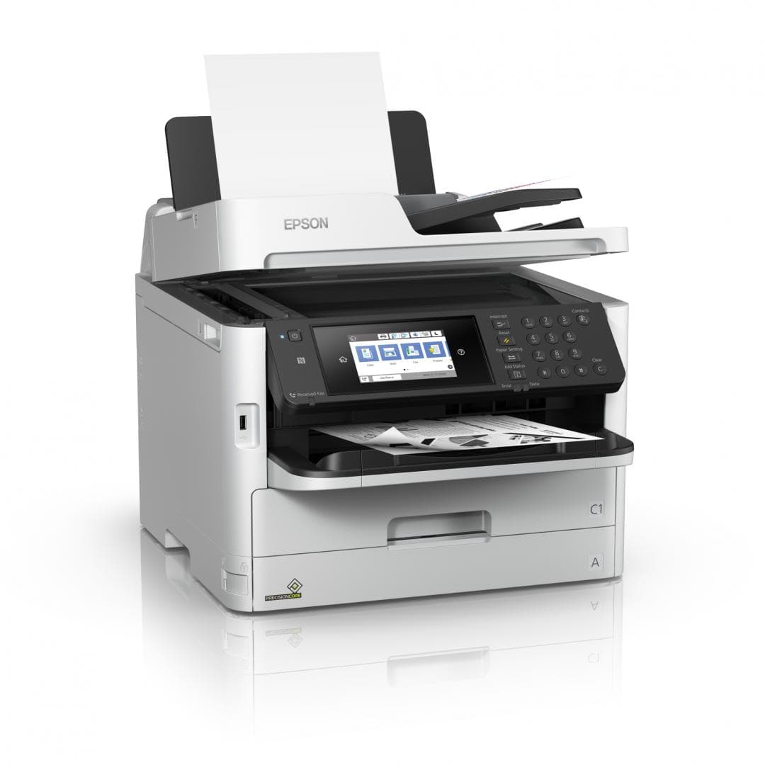 Multifunctional Inkjet Mono EPSON WF-M5799DWF A4 Functii: Impr|Scan|Cop|Fax Viteza Print Mono:34ppm Viteza Print color: Conectiv:USB|Retea|WiFi Duplex:Da ADF:ADF, "C11CG04401"